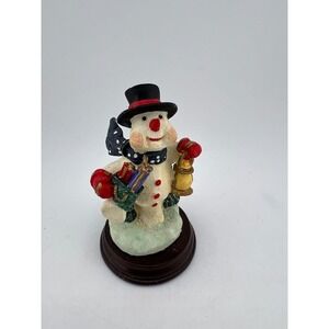 K's Collection Holiday Ceramic Snowman Singing Christmas‎ Carols